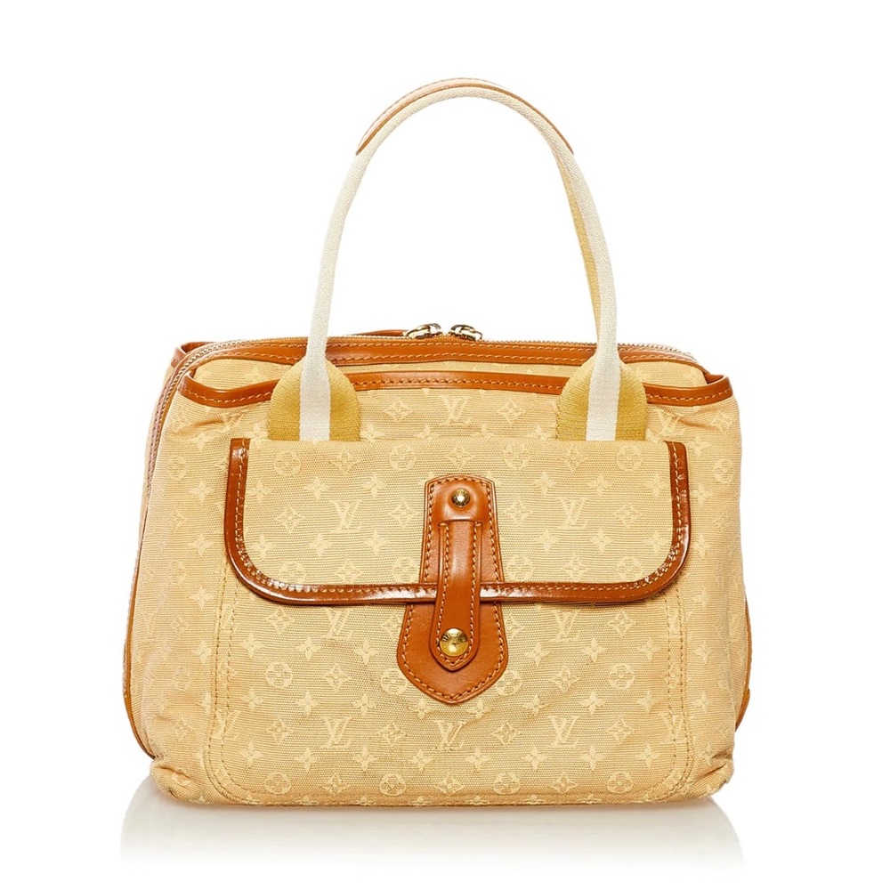 Louis Vuitton Champagne Mini Lin Monogram Canvas Mary Kate Tote Bag